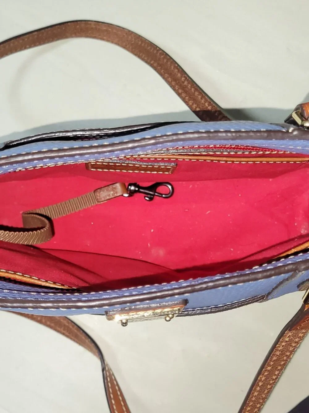 Dooney & Bourke  Small Lexington Shopper - Blue (Jeans)  [HL Item #HL10]
